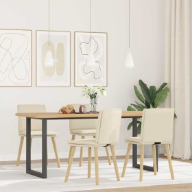 Sillas de comedor 4 unidades lino de , Sillas de comedor - Ref: Foro24-3315366, Precio: 223,06 €, Descuento: %