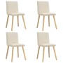 Sillas de comedor 4 unidades lino de , Sillas de comedor - Ref: Foro24-3315366, Precio: 223,06 €, Descuento: %