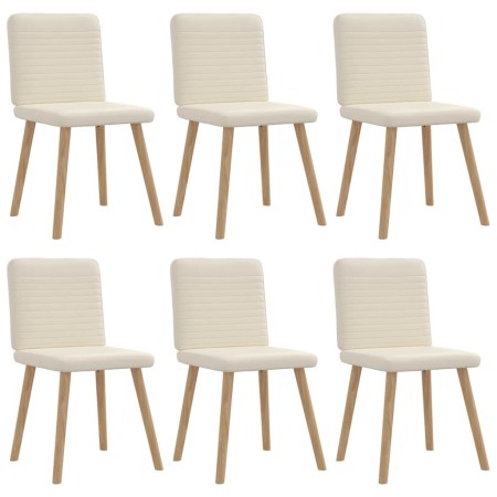 Sillas de comedor 6 unidades lino de , Sillas de comedor - Ref: Foro24-3315525, Precio: 310,81 €, Descuento: %