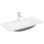 Mueble de baño con lavabo incorporado y grifo roble Sonoma de , Muebles de baño - Ref: Foro24-3325015, Precio: 229,54 €, Desc...