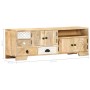 Mueble de TV de madera maciza de mango 120x30x40 cm en Muebles TV | Comprar online en Foru.es
