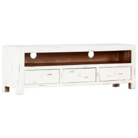 Mueble de TV de madera maciza de acacia 120x30x40 cm en Muebles TV | Comprar online en Foru.es