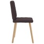 Sillas de comedor 6 unidades tela marrón oscuro de , Sillas de comedor - Ref: Foro24-3315495, Precio: 297,73 €, Descuento: %