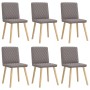Sillas de comedor 6 unidades de tela gris taupe de , Sillas de comedor - Ref: Foro24-3315497, Precio: 297,73 €, Descuento: %