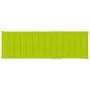 Lounger with cushion bright green impregnated pine wood by vidaXL, Loungers - Ref: Foro24-3065920, Price: 154,37 €, Discount: %