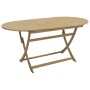 Mesa de jardín plegable madera maciza de acacia 160x85x75 cm de , Mesas de jardín - Ref: Foro24-365746, Precio: 144,63 €, Des...