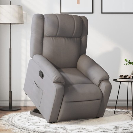 Sillón reclinable elevable tela gris taupe de , Sillones - Ref: Foro24-3205210, Precio: 299,20 €, Descuento: %