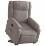 Sillón reclinable elevable tela gris taupe de , Sillones - Ref: Foro24-3205210, Precio: 299,20 €, Descuento: %