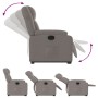 Sillón reclinable elevable tela gris taupe de , Sillones - Ref: Foro24-3205210, Precio: 299,20 €, Descuento: %