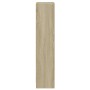 Estantería de 3 niveles madera blanco roble Sonoma 40x24x109 cm de , Librerías y estanterías - Ref: Foro24-800833, Precio: 50...