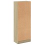 Estantería de 3 niveles madera blanco roble Sonoma 40x24x109 cm de , Librerías y estanterías - Ref: Foro24-800833, Precio: 50...