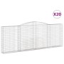 Cestas de gaviones 20 uds forma de arco hierro 400x30x140/160cm de , Maceteros y jardineras - Ref: Foro24-3146902, Precio: 2,...