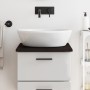 Encimera baño madera maciza tratada marrón oscuro 40x60x2 cm de , Encimeras - Ref: Foro24-3156194, Precio: 42,70 €, Descuento: %