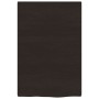 Encimera baño madera maciza tratada marrón oscuro 40x60x2 cm de , Encimeras - Ref: Foro24-3156194, Precio: 42,70 €, Descuento: %
