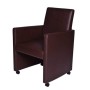 Sillas de comedor 2 unidades cuero sintético marrón de , Sillas de comedor - Ref: Foro24-60348, Precio: 246,53 €, Descuento: %