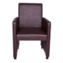 Sillas de comedor 2 unidades cuero sintético marrón de , Sillas de comedor - Ref: Foro24-60348, Precio: 246,53 €, Descuento: %