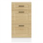 Mueble bajo de cocina porto roble sonoma madera reconstituida de , Armarios de cocina - Ref: Foro24-854223, Precio: 89,39 €, ...