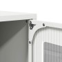 Aparador de acero blanco 68x39x123 cm de , Aparadores - Ref: Foro24-853355, Precio: 136,43 €, Descuento: %