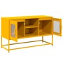 Mueble para TV de acero amarillo mostaza 100,5x39x60,5 cm de , Muebles TV - Ref: Foro24-853383, Precio: 93,10 €, Descuento: %