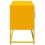 Mueble para TV de acero amarillo mostaza 100,5x39x60,5 cm de , Muebles TV - Ref: Foro24-853383, Precio: 93,10 €, Descuento: %