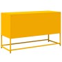 Mueble para TV de acero amarillo mostaza 100,5x39x60,5 cm de , Muebles TV - Ref: Foro24-853383, Precio: 93,10 €, Descuento: %