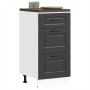 Mueble bajo de cocina Porto madera contrachapada negro de , Armarios de cocina - Ref: Foro24-854221, Precio: 83,39 €, Descuen...