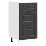 Mueble bajo de cocina Porto madera contrachapada negro de , Armarios de cocina - Ref: Foro24-854221, Precio: 83,39 €, Descuen...
