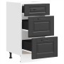 Mueble bajo de cocina Porto madera contrachapada negro de , Armarios de cocina - Ref: Foro24-854221, Precio: 83,39 €, Descuen...