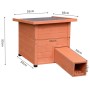@Pet Casa para erizos XL madera marrón 53x65x52cm de , Jaulas para pájaros y animales - Ref: Foro24-447625, Precio: 125,25 €,...