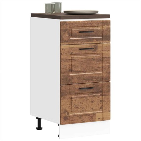 Mueble bajo de cocina porto madera vieja madera reconstituida de , Armarios de cocina - Ref: Foro24-854228, Precio: 88,17 €, ...