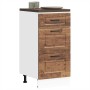 Mueble bajo de cocina porto madera vieja madera reconstituida de , Armarios de cocina - Ref: Foro24-854228, Precio: 88,17 €, ...