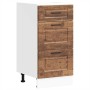 Mueble bajo de cocina porto madera vieja madera reconstituida de , Armarios de cocina - Ref: Foro24-854228, Precio: 88,17 €, ...