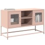 Mueble para TV de acero rosa 100,5x39x60,5 cm de , Muebles TV - Ref: Foro24-853381, Precio: 92,90 €, Descuento: %
