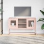 Mueble para TV de acero rosa 100,5x39x60,5 cm de , Muebles TV - Ref: Foro24-853381, Precio: 92,90 €, Descuento: %
