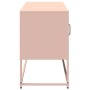 Mueble para TV de acero rosa 100,5x39x60,5 cm de , Muebles TV - Ref: Foro24-853381, Precio: 92,90 €, Descuento: %