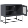 Mueble para TV de acero gris antracita 68x39x60,5 cm de , Muebles TV - Ref: Foro24-853388, Precio: 68,64 €, Descuento: %