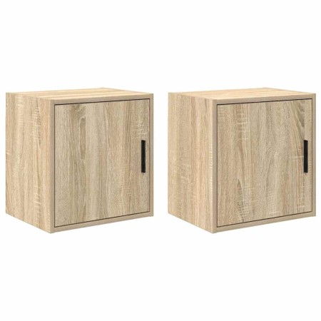 Armarios de pared 2 uds para garaje madera de ingeniería de , Armarios industriales - Ref: Foro24-860630, Precio: 62,51 €, De...