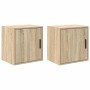 Armarios de pared 2 uds para garaje madera de ingeniería de , Armarios industriales - Ref: Foro24-860630, Precio: 62,51 €, De...