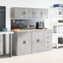 Armarios de pared 2 uds para garaje madera de ingeniería de , Armarios industriales - Ref: Foro24-860632, Precio: 61,64 €, De...