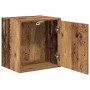 Armario de pared para garaje madera ingeniería madera antigua de , Armarios industriales - Ref: Foro24-860639, Precio: 36,47 ...