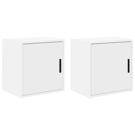 Armarios de pared 2 uds para garaje madera de ingeniería blanco de , Armarios industriales - Ref: Foro24-860626, Precio: 51,4...