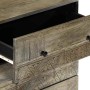 Aparadores 2 uds de madera maciza de mango gris claro de , Taquillas y armarios de almacenamiento - Ref: Foro24-3310016, Prec...