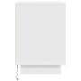 Mesilla de noche con luces LED blanca 38x34x50 cm de , Mesitas de noche - Ref: Foro24-861283, Precio: 55,67 €, Descuento: %