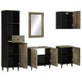 Conjunto de muebles de baño 5 piezas madera maciza de mango de , Muebles de baño - Ref: Foro24-3310021, Precio: 450,80 €, Des...