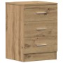 Mesita de noche madera de ingeniería roble artisian 38x35x55 cm de , Mesitas de noche - Ref: Foro24-861126, Precio: 65,85 €, ...