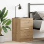 Mesita de noche madera de ingeniería roble artisian 38x35x55 cm de , Mesitas de noche - Ref: Foro24-861126, Precio: 65,85 €, ...