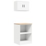 Armarios 2 uds para garaje madera de ingeniería blanco de , Armarios industriales - Ref: Foro24-3328278, Precio: 109,95 €, De...