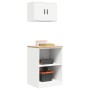Armarios 2 uds para garaje madera de ingeniería blanco de , Armarios industriales - Ref: Foro24-3328278, Precio: 109,95 €, De...