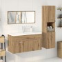 Juego de muebles baño 4 piezas madera ingeniería roble artisan de , Muebles de baño - Ref: Foro24-3328916, Precio: 419,48 €, ...