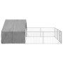 Caseta perros exterior con corral 6x3x1,9 m acero galvanizado de , Casetas para perros - Ref: Foro24-3329242, Precio: 265,78 ...